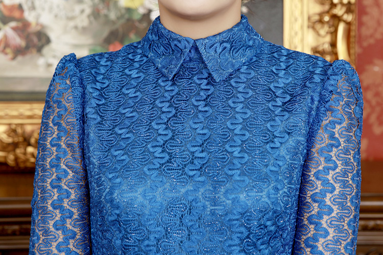Blue lace long dress Blue lace long dress
