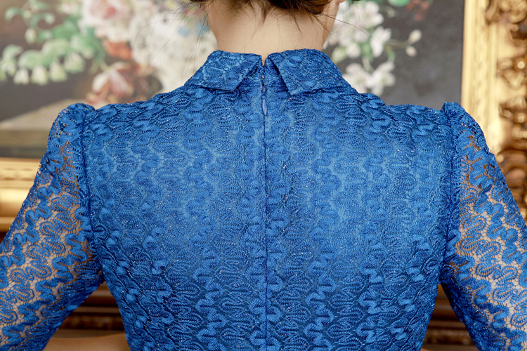 Blue lace long dress Blue lace long dress