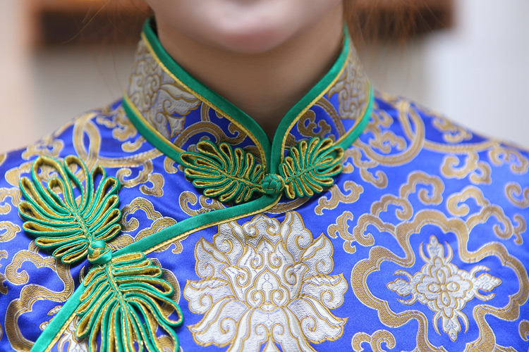 Blue sleeveless QiPao Blue sleeveless QiPao