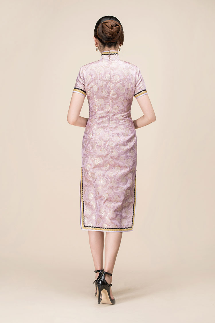 Colocasia color qipao dress Colocasia color qipao dress