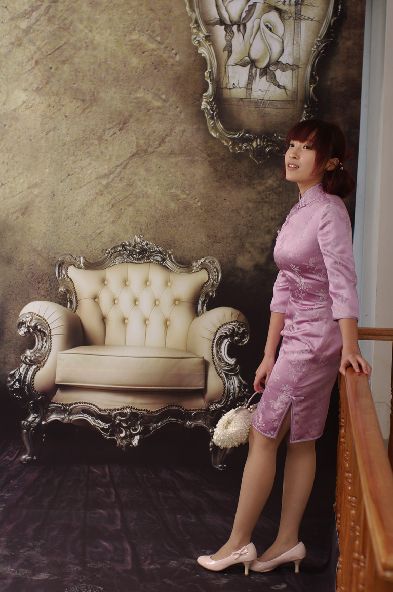 Chinese traditional dress-cheongsam