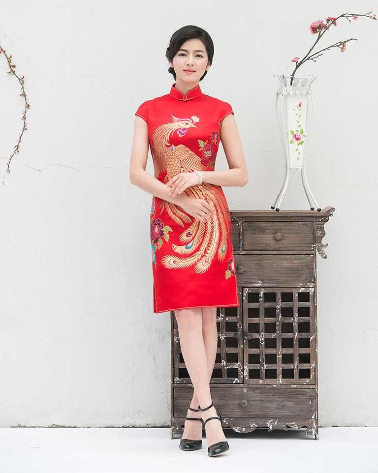 Phoenix qipao Phoenix qipao