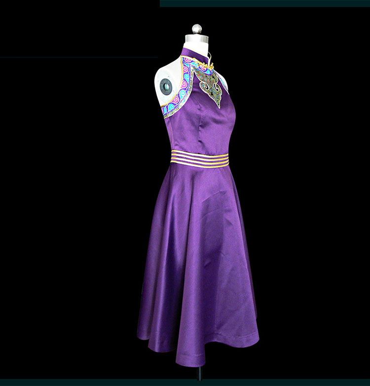 Purple Mongolia dress