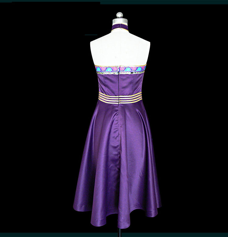 Purple Mongolia dress
