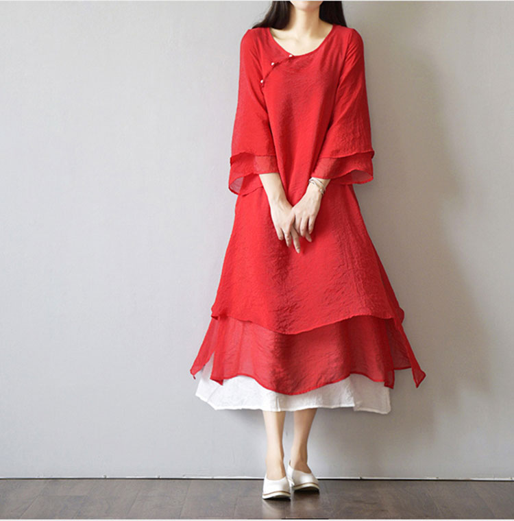 zen & tea midi dress