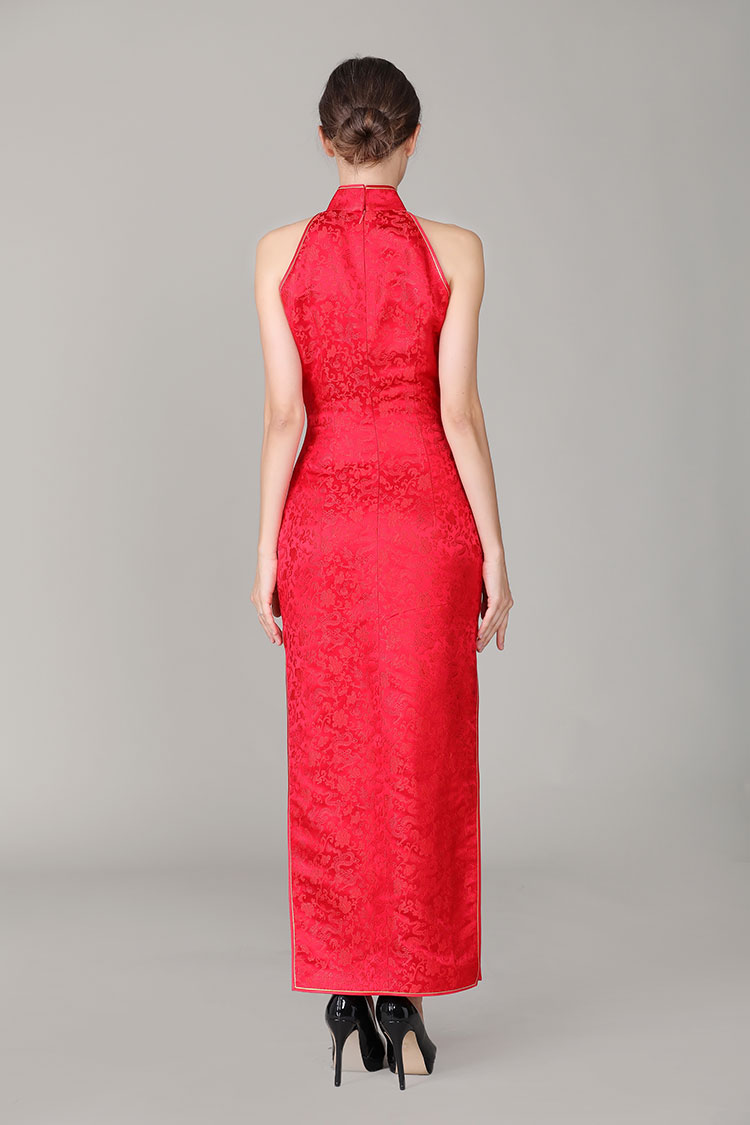 Red chinese wedding dress with dragon and phoenix2861 Red chinese wedding dress with dragon and phoenix2861