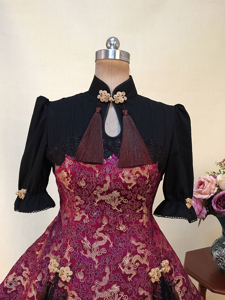 Purple China style lolita dress