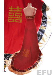 Embroidery cheongsam SQE62