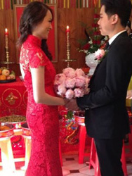 Ngoc Buu Ha's wedding dress
