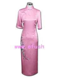Embroidery cheongsam SQE75