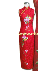 Embroidery cheongsam SQE70